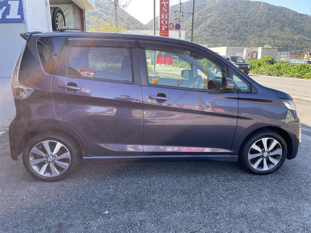 ｅＫカスタム Ｔ　ターボ　ＥＴＣ　ドラレコ前後　バックカメラ（ミラー）　ナビ　ＤＶＤ　Ｂｌｕｅｔｏｏｔｈオーディオ　　ＣＶＴオイル　ストレーナ交換（4枚目）