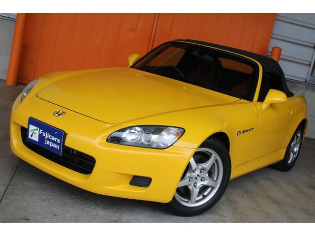 Ｓ２０００ ベースグレード　純正１６インチアルミホイール　純正足回り　純正マフラー　ガラススクリーン　電動オープントップ　赤革シート（20枚目）