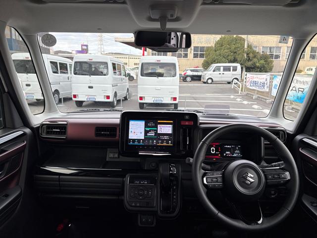 スペーシアカスタム カスタム　ＨＹＢＲＩＤ　ＸＳ　バックカメラ　オートライト　Ｂｌｕｅｔｏｏｔｈ　スライドドア　純正ナビ　プッシュスタート　シートヒーター　オートエアコン　スズキセーフティーサポート　衝突被害軽減システム　アイドリングストップ（2枚目）