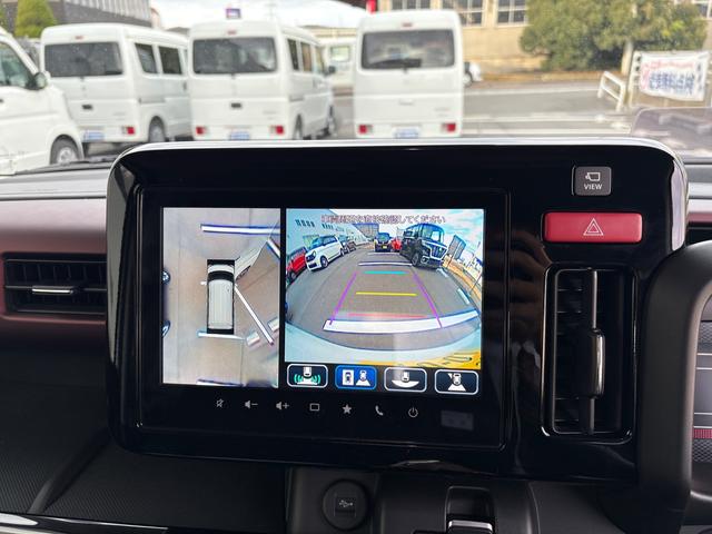 スペーシアカスタム カスタム　ＨＹＢＲＩＤ　ＸＳ　バックカメラ　オートライト　Ｂｌｕｅｔｏｏｔｈ　スライドドア　純正ナビ　プッシュスタート　シートヒーター　オートエアコン　スズキセーフティーサポート　衝突被害軽減システム　アイドリングストップ（6枚目）