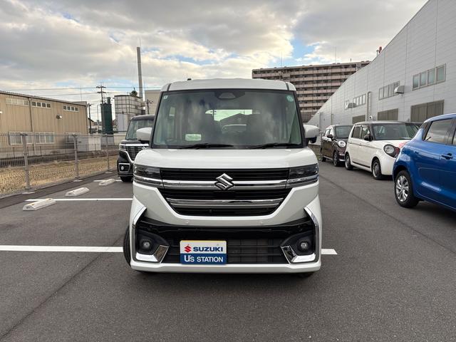 スペーシアカスタム カスタム　ＨＹＢＲＩＤ　ＸＳ　バックカメラ　オートライト　Ｂｌｕｅｔｏｏｔｈ　スライドドア　純正ナビ　プッシュスタート　シートヒーター　オートエアコン　スズキセーフティーサポート　衝突被害軽減システム　アイドリングストップ（33枚目）