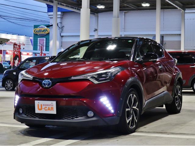 C-HR G LEDエディション クルーズコントロール バックカメラ 運転席・助手席シートヒーター ナビ ETC フルセグ Bluetooth LEDヘッドライト フロントフォグランプ スマートキー CD DVD 電動格納ミラー(2枚目)