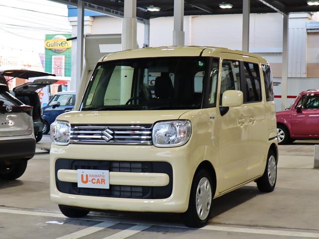 スペーシア ハイブリッドＸ　衝突被害軽減システム　両側パワースライドドア　８インチナビ　運転席シートヒーター　ＥＴＣ　天井サーキュレーター　オートライト　スマートキー　フルセグ　Ｂｌｕｅｔｏｏｔｈ　ＵＳＢ入力端子　フロアマット（2枚目）