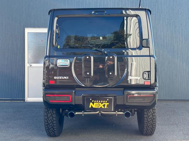 ジムニー XC グレッディマフラー シートカバー ナビ バックモニター ロッソモデロ トーヨータイヤオープンカントリー(3枚目)