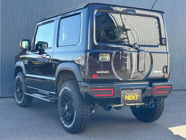 ジムニー XC グレッディマフラー シートカバー ナビ バックモニター ロッソモデロ トーヨータイヤオープンカントリー(8枚目)