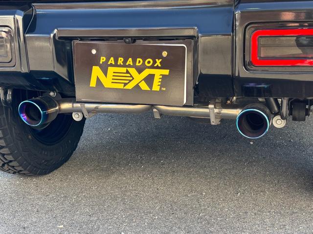 ジムニー XC グレッディマフラー シートカバー ナビ バックモニター ロッソモデロ トーヨータイヤオープンカントリー(21枚目)