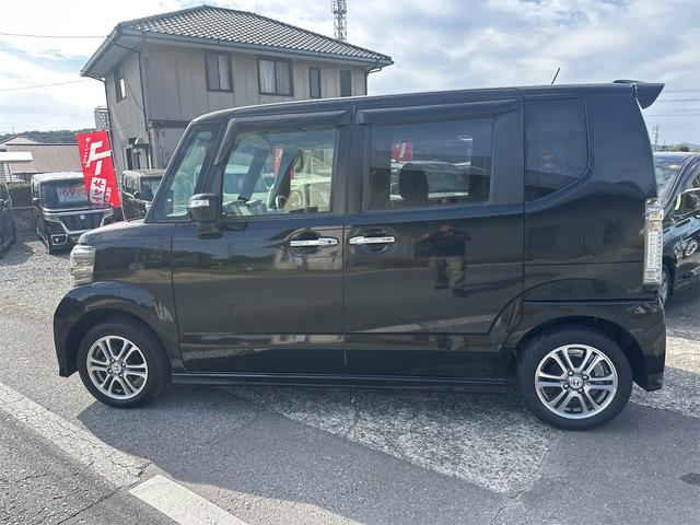 N-BOXカスタム G SSパッケージ ETC バックカメラ 両側電動スライドドア TV 衝突被害軽減システム オートライト HID スマートキー アイドリングストップ 電動格納ミラー ベンチシート CVT 盗難防止システム ABS ESC(18枚目)