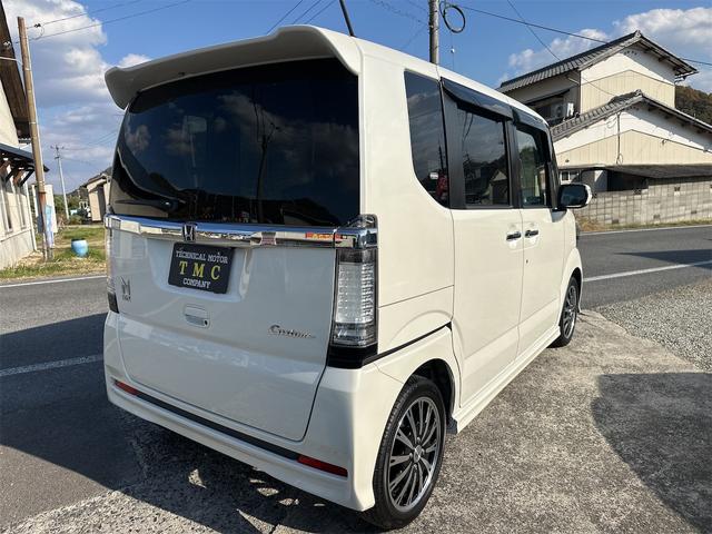 Ｎ－ＢＯＸカスタム Ｇ・ターボパッケージ　ＥＴＣ　バックカメラ　両側電動スライドドア　ナビ　ＴＶ　オートクルーズコントロール　オートライト　ＨＩＤ　スマートキー　電動格納ミラー　ベンチシート　ＣＶＴ　盗難防止システム　ＡＢＳ　ＥＳＣ　ＣＤ（16枚目）