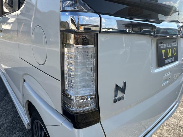 Ｎ－ＢＯＸカスタム Ｇ・ターボパッケージ　ＥＴＣ　バックカメラ　両側電動スライドドア　ナビ　ＴＶ　オートクルーズコントロール　オートライト　ＨＩＤ　スマートキー　電動格納ミラー　ベンチシート　ＣＶＴ　盗難防止システム　ＡＢＳ　ＥＳＣ　ＣＤ（36枚目）