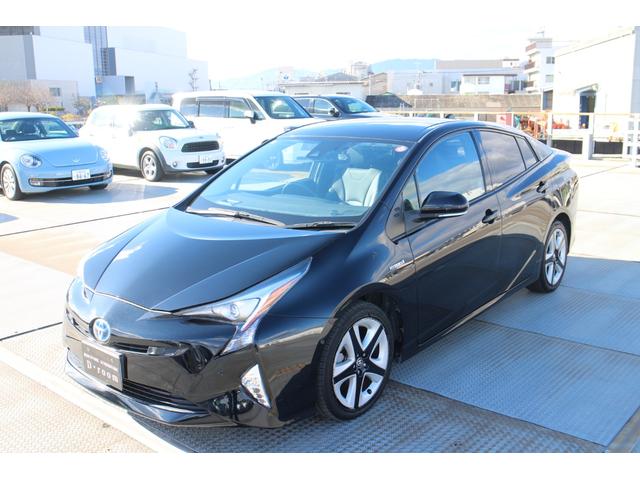 プリウス Ａツーリングセレクション　レザーシート　シートヒーター　純正ナビＴＶ　バックカメラ　オートクルーズ　ドライブレコーダー　スマートキー　コーナーセンサー　スペアキー（5枚目）