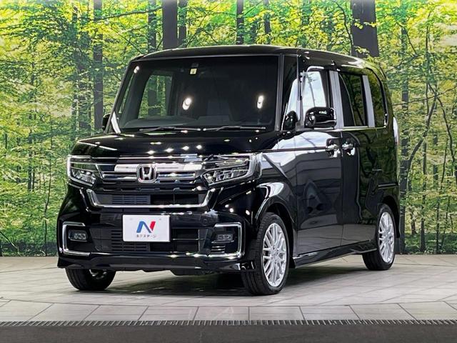 Ｎ－ＢＯＸカスタム Ｌターボ　両側電動スライドドア　純正８型ナビ　バックカメラ　衝突軽減装置　レーダークルーズ　禁煙車　ハーフレザーシート　コーナーセンサー　スマートキー　ＬＥＤヘッドライト　ＥＴＣ　オートマチックハイビーム（54枚目）