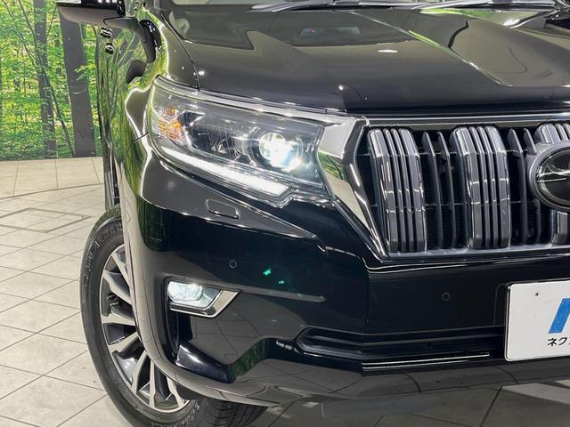 ランドクルーザープラド TX Lパッケージ サンルーフ BIGX9型ナビ バックカメラ 衝突軽減装置 レーダークルーズ 禁煙車 本革シート 前席シートエアコン ドラレコ コーナーセンサー スマートキー LEDヘッドライト ETC 車線逸脱警報(12枚目)