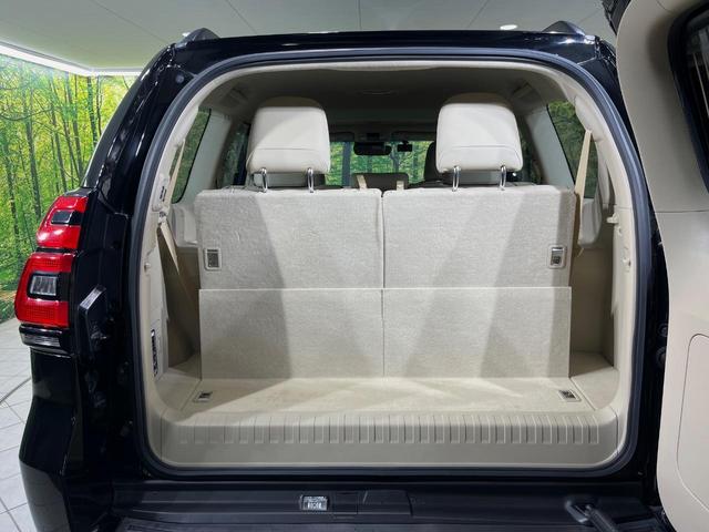 ランドクルーザープラド TX Lパッケージ サンルーフ BIGX9型ナビ バックカメラ 衝突軽減装置 レーダークルーズ 禁煙車 本革シート 前席シートエアコン ドラレコ コーナーセンサー スマートキー LEDヘッドライト ETC 車線逸脱警報(60枚目)
