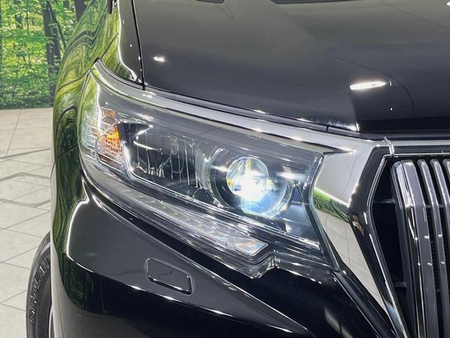 ランドクルーザープラド TX Lパッケージ サンルーフ BIGX9型ナビ バックカメラ 衝突軽減装置 レーダークルーズ 禁煙車 本革シート 前席シートエアコン ドラレコ コーナーセンサー スマートキー LEDヘッドライト ETC 車線逸脱警報(65枚目)