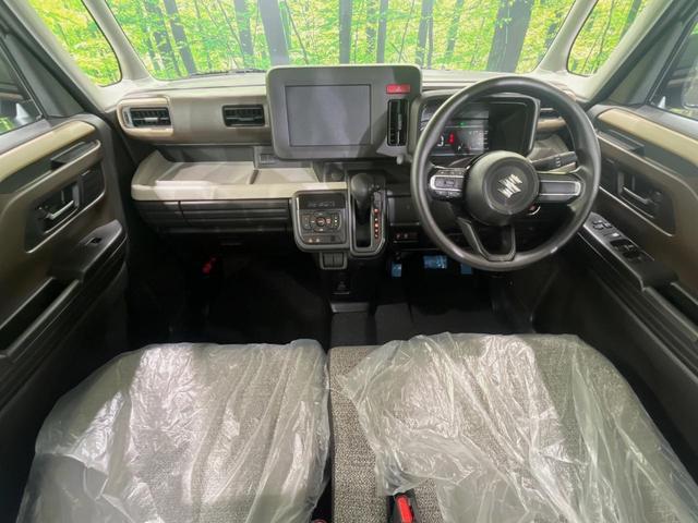 スペーシア ハイブリッドG 届出済未使用車 衝突軽減装置 コーナーセンサー スマートキー LEDヘッドライト オートマチックハイビーム 車線逸脱警報 オートライト オートエアコン ステアリングスイッチ プライバシーガラス(2枚目)