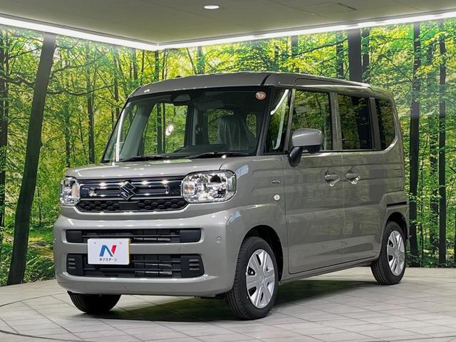 スペーシア ハイブリッドG 届出済未使用車 衝突軽減装置 コーナーセンサー スマートキー LEDヘッドライト オートマチックハイビーム 車線逸脱警報 オートライト オートエアコン ステアリングスイッチ プライバシーガラス(41枚目)