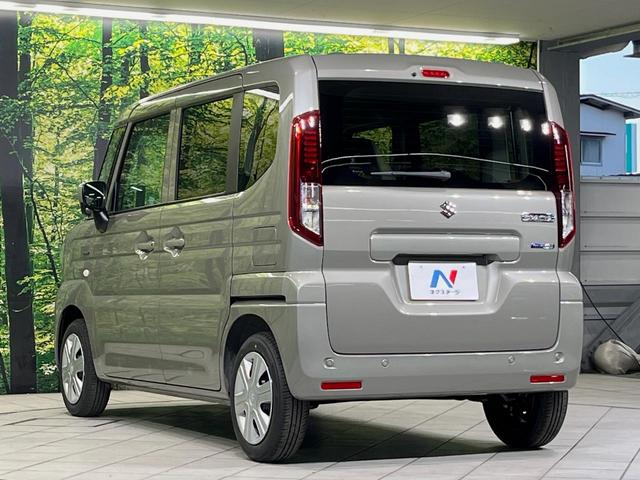 スペーシア ハイブリッドG 届出済未使用車 衝突軽減装置 コーナーセンサー スマートキー LEDヘッドライト オートマチックハイビーム 車線逸脱警報 オートライト オートエアコン ステアリングスイッチ プライバシーガラス(42枚目)