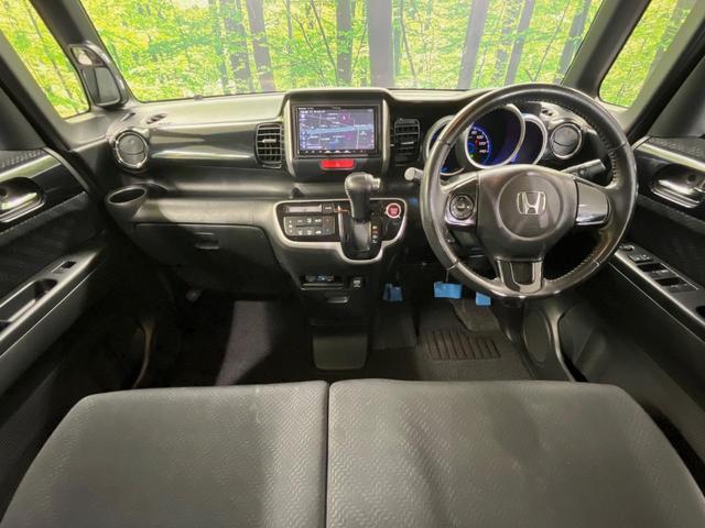 N-BOXカスタム G SSパッケージ SDナビ バックカメラ 両側電動スライドドア 禁煙車 前後ドラレコ スマートキー HIDヘッドライト ETC オートライト オートエアコン 純正14インチアルミホイル Bluetooth フルセグ(2枚目)