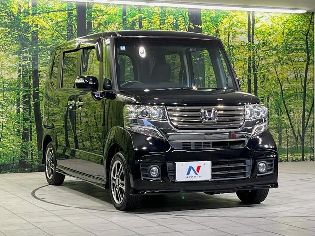 N-BOXカスタム G SSパッケージ SDナビ バックカメラ 両側電動スライドドア 禁煙車 前後ドラレコ スマートキー HIDヘッドライト ETC オートライト オートエアコン 純正14インチアルミホイル Bluetooth フルセグ(16枚目)