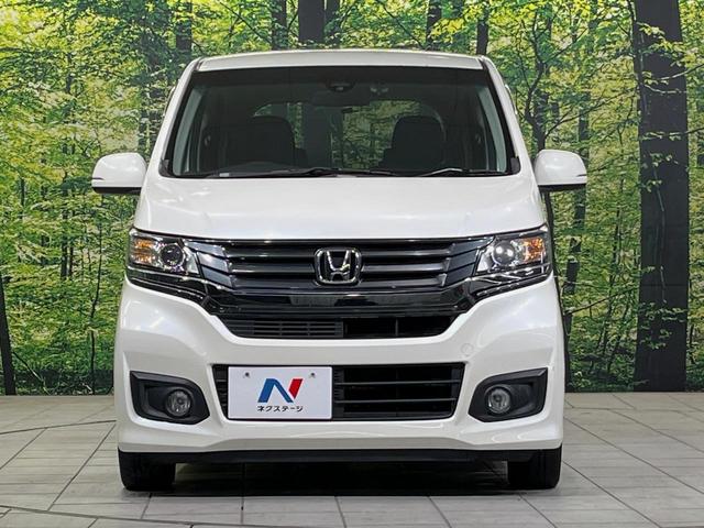 Ｎ－ＷＧＮカスタム Ｇ・ターボパッケージ　純正ナビ　バックカメラ　衝突軽減装置　禁煙車　ハーフレザーシート　前後ドラレコ　スマートキー　ＨＩＤヘッドライト　ＥＴＣ　クルーズコントロール　オートライト　オートエアコン　純正１４インチアルミホイル（14枚目）