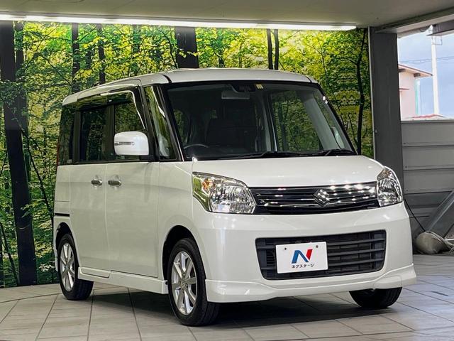 スペーシア Xリミテッド SDナビ 両側電動スライドドア 衝突軽減装置 禁煙車 シートヒーター スマートキー HIDヘッドライト ETC オートライト オートエアコン 純正14インチアルミホイール アイドリングストップ(16枚目)