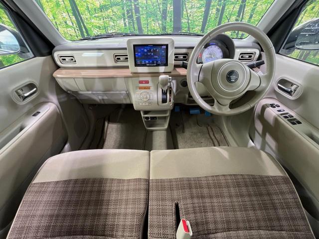 アルトラパン X HDDナビ 衝突軽減装置 禁煙車 シートヒーター スマートキー HIDヘッドライト オートライト オートエアコン 純正14インチアルミホイル Bluetooth CD/DVD再生 革巻きステアリング(2枚目)
