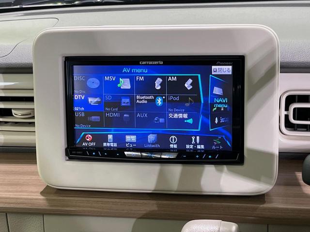 アルトラパン X HDDナビ 衝突軽減装置 禁煙車 シートヒーター スマートキー HIDヘッドライト オートライト オートエアコン 純正14インチアルミホイル Bluetooth CD/DVD再生 革巻きステアリング(22枚目)