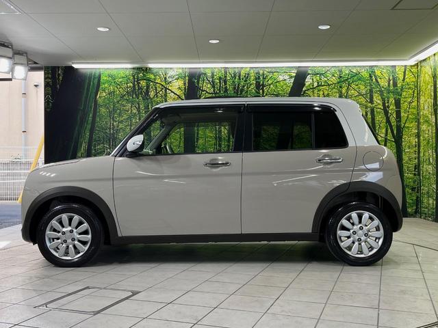 アルトラパン X HDDナビ 衝突軽減装置 禁煙車 シートヒーター スマートキー HIDヘッドライト オートライト オートエアコン 純正14インチアルミホイル Bluetooth CD/DVD再生 革巻きステアリング(43枚目)