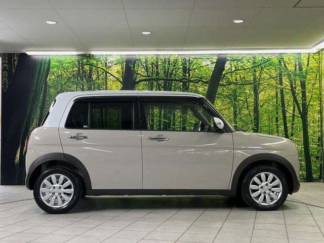 アルトラパン X HDDナビ 衝突軽減装置 禁煙車 シートヒーター スマートキー HIDヘッドライト オートライト オートエアコン 純正14インチアルミホイル Bluetooth CD/DVD再生 革巻きステアリング(44枚目)