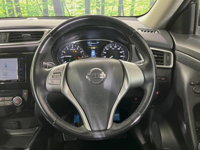 エクストレイル ２０Ｘ　エマージェンシーブレーキパッケージ　ＳＤナビ　バックカメラ　衝突軽減装置　ドラレコ　ＥＴＣ　ＬＥＤヘッド　純正１７インチアルミ　革巻きステアリング　ステアリングスイッチ　スマートキー　シートヒーター　ダウンヒルアシスト　禁煙車（11枚目）