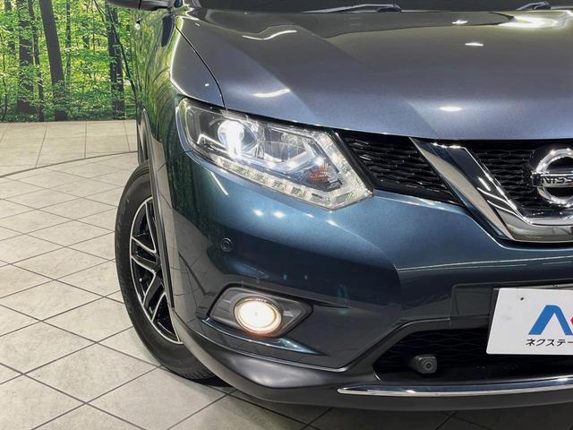 エクストレイル ２０Ｘ　エマージェンシーブレーキパッケージ　ＳＤナビ　バックカメラ　衝突軽減装置　ドラレコ　ＥＴＣ　ＬＥＤヘッド　純正１７インチアルミ　革巻きステアリング　ステアリングスイッチ　スマートキー　シートヒーター　ダウンヒルアシスト　禁煙車（12枚目）