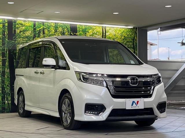 ステップワゴンスパーダ ｅ：ＨＥＶスパーダ　Ｇ　ホンダセンシング　メーカーナビ　後席モニター　全周囲カメラ　衝突軽減装置　レーダークルーズ　両側電動スライドドア　禁煙車　スマートキー　ＬＥＤヘッド　ＥＴＣ２．０　車線逸脱警報　デュアルオートエアコン（16枚目）