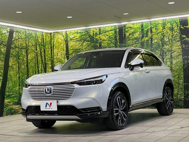 ヴェゼル ｅ：ＨＥＶ　Ｚ　メーカー９型ナビ　バックカメラ　衝突軽減装置　レーダークルーズ　禁煙車　パワーバックドア　シートヒーター　ハーフレザーシート　ドラレコ　コーナーセンサー　スマートキー　ＬＥＤヘッドライト　ＥＴＣ２．０（61枚目）