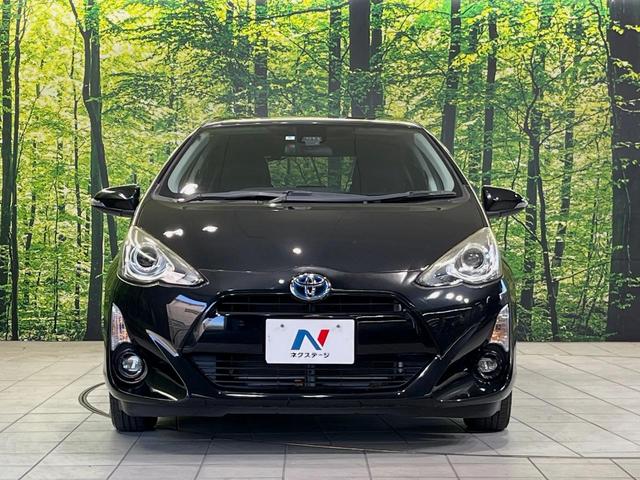 アクア Ｓスタイルブラック　純正ナビ　バックカメラ　衝突軽減装置　禁煙車　スマートキー　ＬＥＤヘッドライト　ＥＴＣ　オートマチックハイビーム　車線逸脱警報　オートライト　オートエアコン　モデリスタ製１４インチアルミホイール（14枚目）