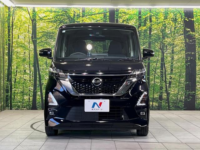 ルークス ハイウェイスター　Ｘ　純正９型ナビ　全周囲カメラ　両側電動スライドドア　衝突軽減装置　禁煙車　コーナーセンサー　スマートキー　ＬＥＤヘッドライト　オートマチックハイビーム　車線逸脱警報　オートライト　オートエアコン（14枚目）