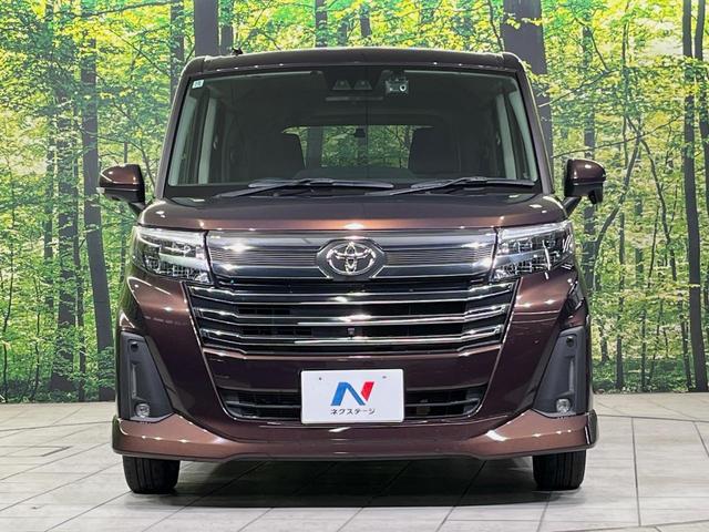 ルーミー カスタムG 純正9型ディスプレイオーディオ 全周囲カメラ 衝突軽減装置 レーダークルーズ 両側電動スライドドア ETC LEDヘッド ドラレコ 電動パーキングブレーキ コーナーセンサー シートヒーター 禁煙車(14枚目)