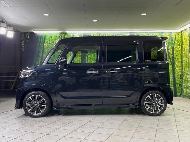 スペーシアカスタム ハイブリッドＸＳターボ　純正８型ナビ　全周囲カメラ　衝突軽減装置　レーダークルーズ　ＥＴＣ　ドラレコ　両側電動スライドドア　ＬＥＤヘッド　革巻きステアリング　純正１５インチアルミ　コーナーセンサー　シートヒーター　禁煙車（55枚目）