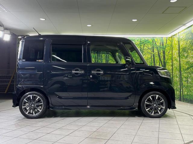 スペーシアカスタム ハイブリッドＸＳターボ　純正８型ナビ　全周囲カメラ　衝突軽減装置　レーダークルーズ　ＥＴＣ　ドラレコ　両側電動スライドドア　ＬＥＤヘッド　革巻きステアリング　純正１５インチアルミ　コーナーセンサー　シートヒーター　禁煙車（56枚目）