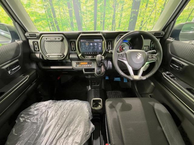 ハスラー タフワイルド　届出済未使用車　メーカー９型ナビ　全周囲カメラ　衝突軽減装置　レーダークルーズ　前席シートヒーター　コーナーセンサー　スマートキー　ＬＥＤヘッドライト　ルーフレール　オートライト　オートエアコン（2枚目）