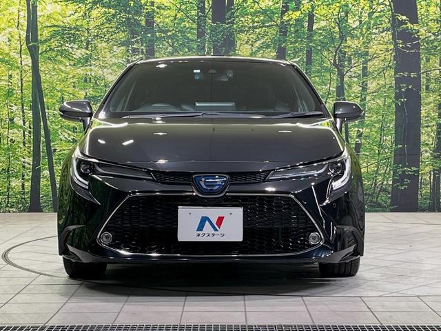 カローラツーリング ハイブリッド　ダブルバイビー　純正９型ディスプレイ　バックカメラ　衝突軽減装置　レーダークルーズ　禁煙車　ハーフレザーシート　ドラレコ　コーナーセンサー　スマートキー　ＬＥＤヘッド　オートハイビーム　車線逸脱警報（14枚目）