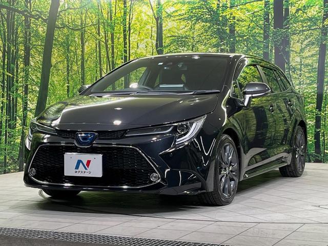 カローラツーリング ハイブリッド　ダブルバイビー　純正９型ディスプレイ　バックカメラ　衝突軽減装置　レーダークルーズ　禁煙車　ハーフレザーシート　ドラレコ　コーナーセンサー　スマートキー　ＬＥＤヘッド　オートハイビーム　車線逸脱警報（16枚目）