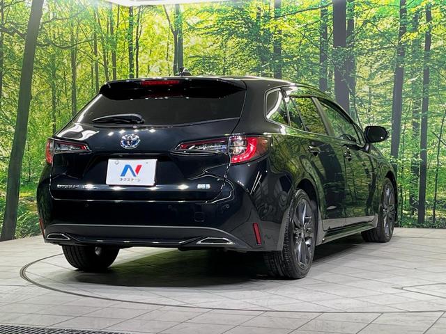 カローラツーリング ハイブリッド　ダブルバイビー　純正９型ディスプレイ　バックカメラ　衝突軽減装置　レーダークルーズ　禁煙車　ハーフレザーシート　ドラレコ　コーナーセンサー　スマートキー　ＬＥＤヘッド　オートハイビーム　車線逸脱警報（17枚目）