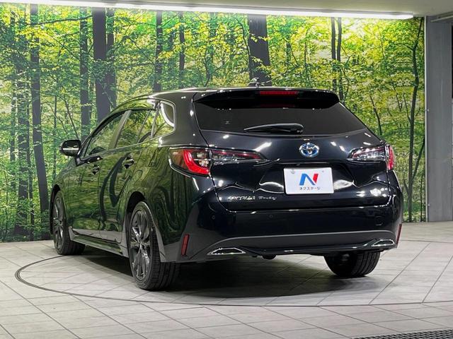 カローラツーリング ハイブリッド　ダブルバイビー　純正９型ディスプレイ　バックカメラ　衝突軽減装置　レーダークルーズ　禁煙車　ハーフレザーシート　ドラレコ　コーナーセンサー　スマートキー　ＬＥＤヘッド　オートハイビーム　車線逸脱警報（45枚目）