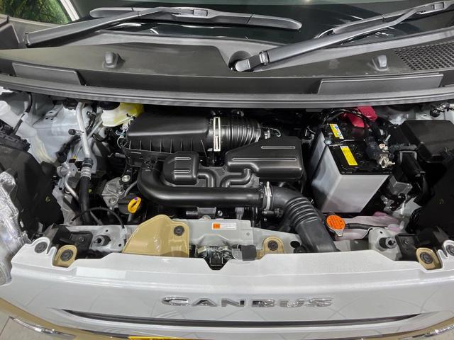 ムーヴキャンバス ストライプスＧ　届出済未使用車　純正９型ディスプレイオーディオ　バックカメラ　両側電動スライドドア　衝突軽減装置　シートヒーター　コーナーセンサー　スマートキー　ＬＥＤヘッドライト　オートハイビーム　車線逸脱警報（18枚目）