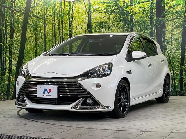 アクア G G’s 純正ナビ バックカメラ 禁煙車 ハーフレザーシート ドラレコ スマートキー LEDヘッドライト ETC クルーズコントロール 純正17インチアルミホイール オートライト オートエアコン 盗難防止装置(45枚目)