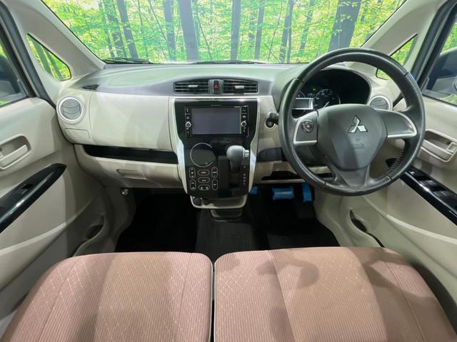 ｅＫワゴン Ｇセーフティ　プラスエディション　純正ナビ　全周囲カメラ　衝突軽減装置　禁煙車　シートヒーター　コーナーセンサー　スマートキー　ＨＩＤヘッド　ＥＴＣ　オートマチックハイビーム　車線逸脱警報　オートライト　オートエアコン　革巻きハンドル（2枚目）