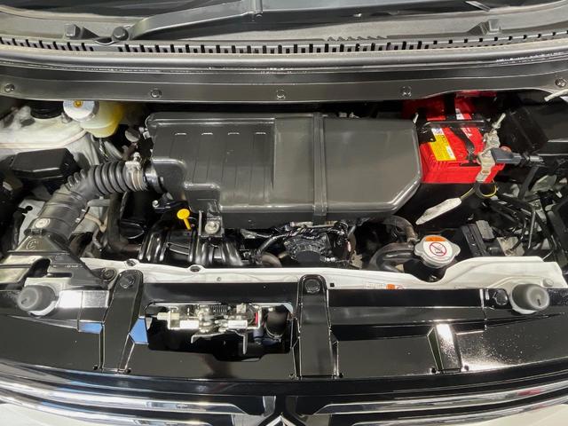 ｅＫワゴン Ｇセーフティ　プラスエディション　純正ナビ　全周囲カメラ　衝突軽減装置　禁煙車　シートヒーター　コーナーセンサー　スマートキー　ＨＩＤヘッド　ＥＴＣ　オートマチックハイビーム　車線逸脱警報　オートライト　オートエアコン　革巻きハンドル（18枚目）