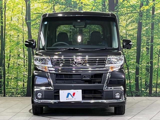 タント カスタムＸ　トップエディションＳＡＩＩ　純正８型ナビ　電動スライドドア　バックカメラ　衝突被害軽減装置　ハーフレザーシート　前後ドラレコ　コーナーセンサー　スマートキー　ＬＥＤヘッド　ＥＴＣ　純正１４インチアルミ　車線逸脱警報　ＬＥＤフォグ（14枚目）