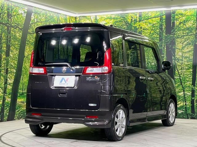 スペーシア Ｘリミテッド　ＳＤナビ　バックカメラ　両側電動スライドドア　衝突軽減装置　禁煙車　前席シートヒーター　スマートキー　ＨＩＤヘッドライト　ＥＴＣ　誤発進抑制機能　オートライト　オートエアコン　純正１４インチアルミ（17枚目）