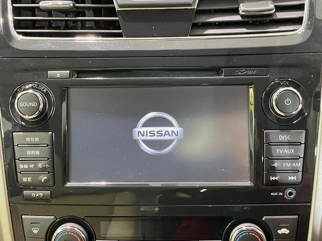 ティアナ ＸＬ　ナビＡＶＭパッケージ　純正ナビ　全周囲カメラ　衝突軽減装置　禁煙車　ドラレコ　コーナーセンサー　スマートキー　ＨＩＤヘッド　ＥＴＣ　クルコン　純正１６インチアルミ　オートライト　デュアルオートエアコン　パワーシート（3枚目）